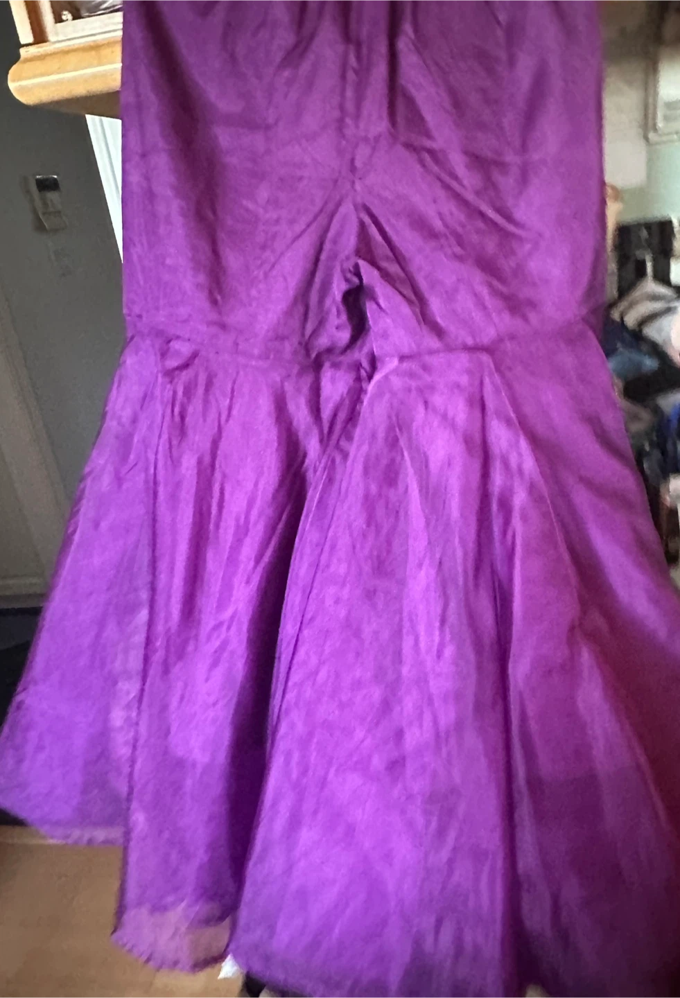 Purple Dress with Gold Trim - photo 4