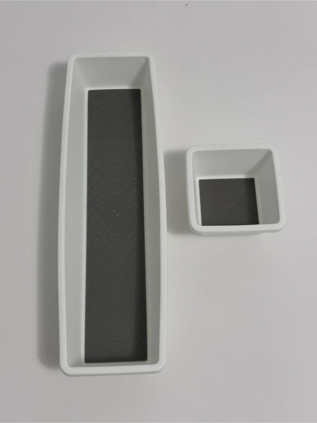 White Drawer Organizers (Set of 2) 🥕