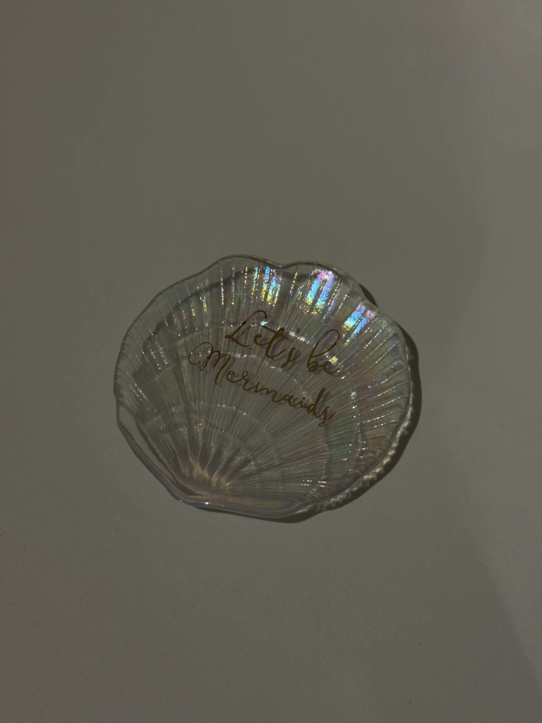 Iridescent Shell Trinket plate - photo 3