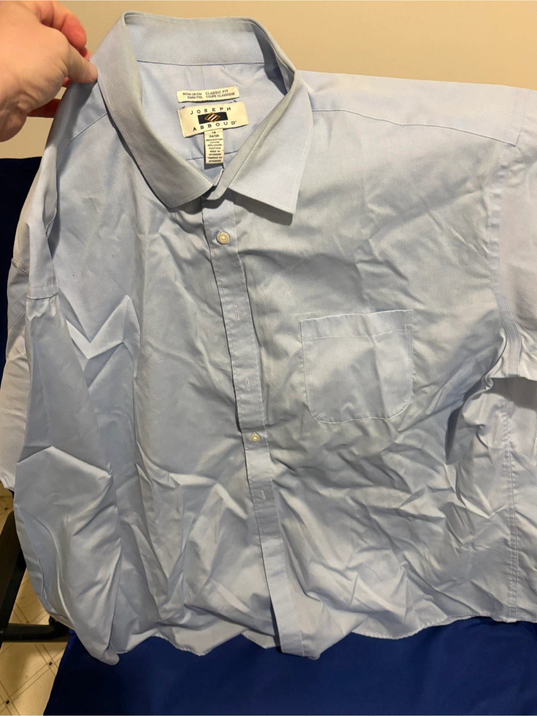 Joseph Abboud Classic Fit Non-Iron Dress Shirt - photo 5