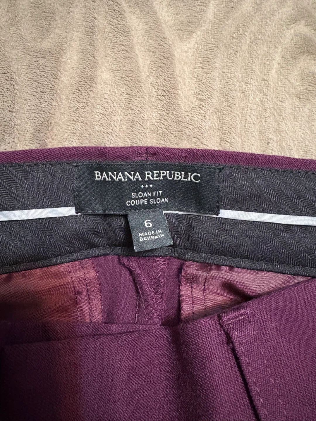 Banana Republic Sloan Fit Coupe Straight Leg Pants - Size 6 - photo 2