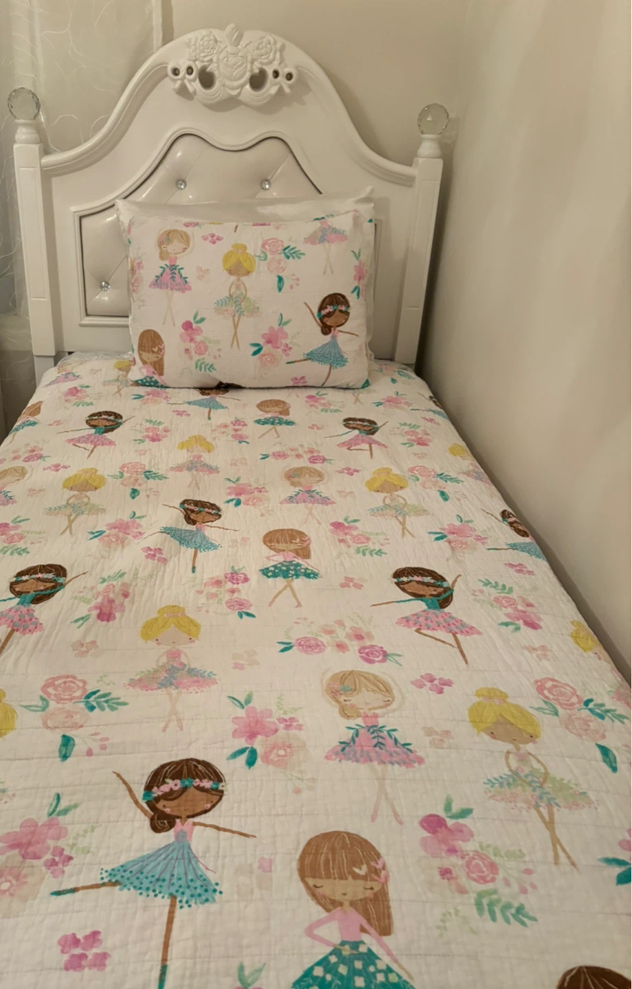 Ballerina twin Quilt Set with Pillow sham and Tote Bag - photo 2
