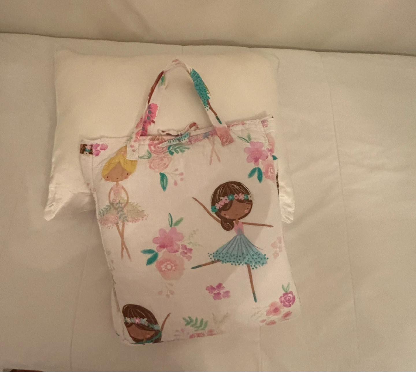Ballerina twin Quilt Set with Pillow sham and Tote Bag - photo 4