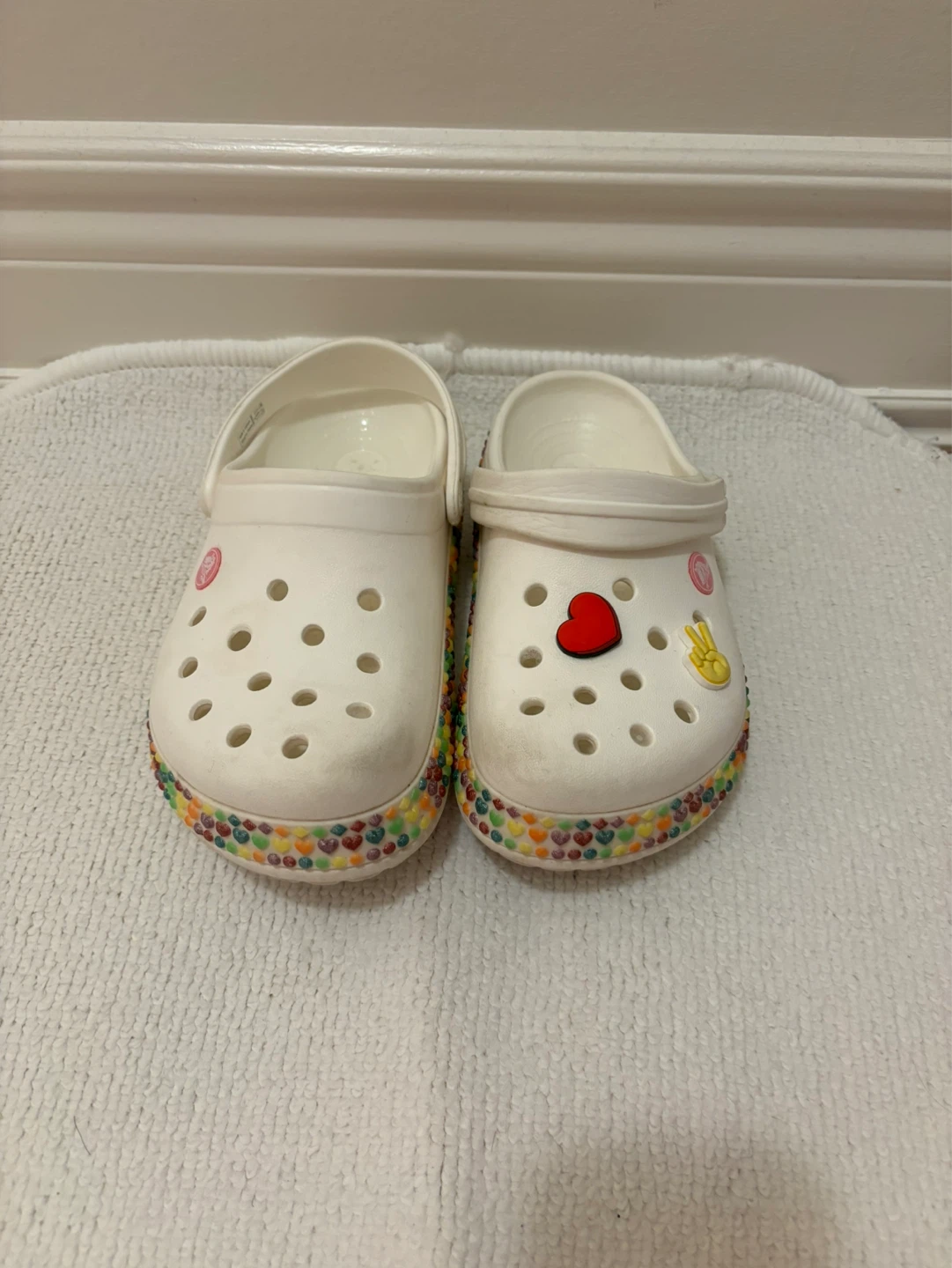 Crocs Classic Clog White Rainbow Jibbitz Kids - photo 2
