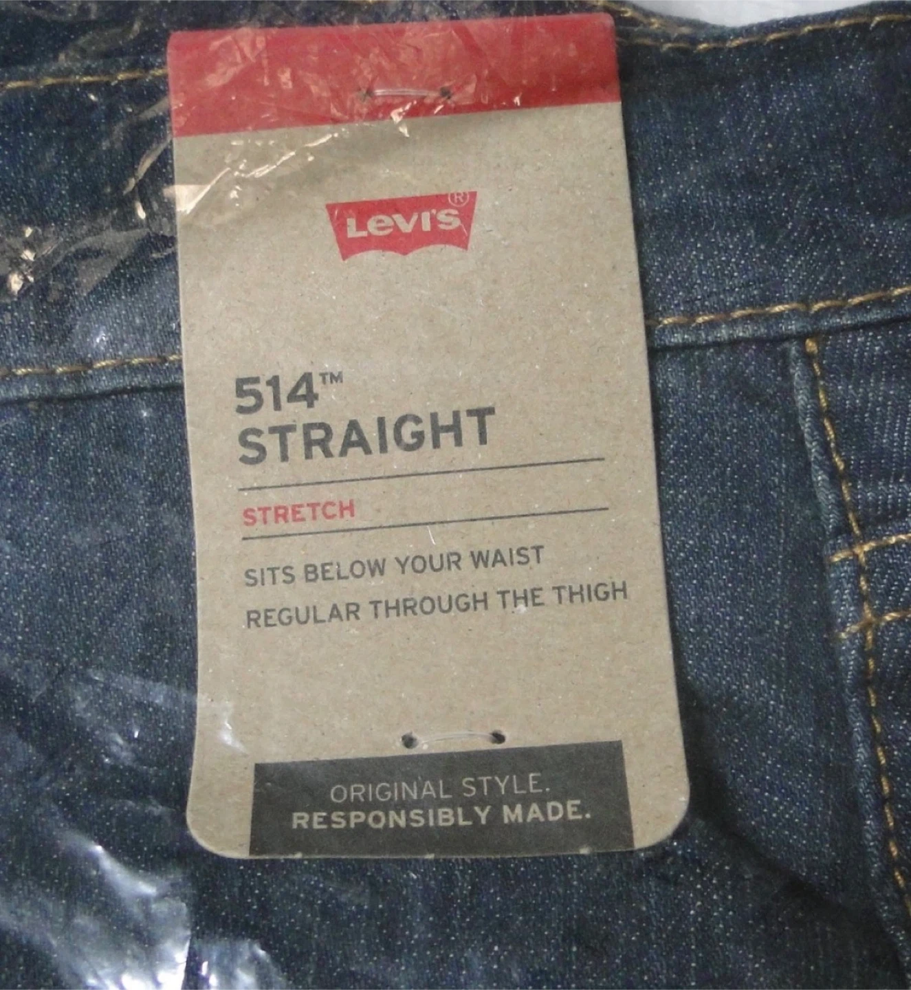 Levi's 514 Straight Stretch Jeans W31 L30 - photo 2