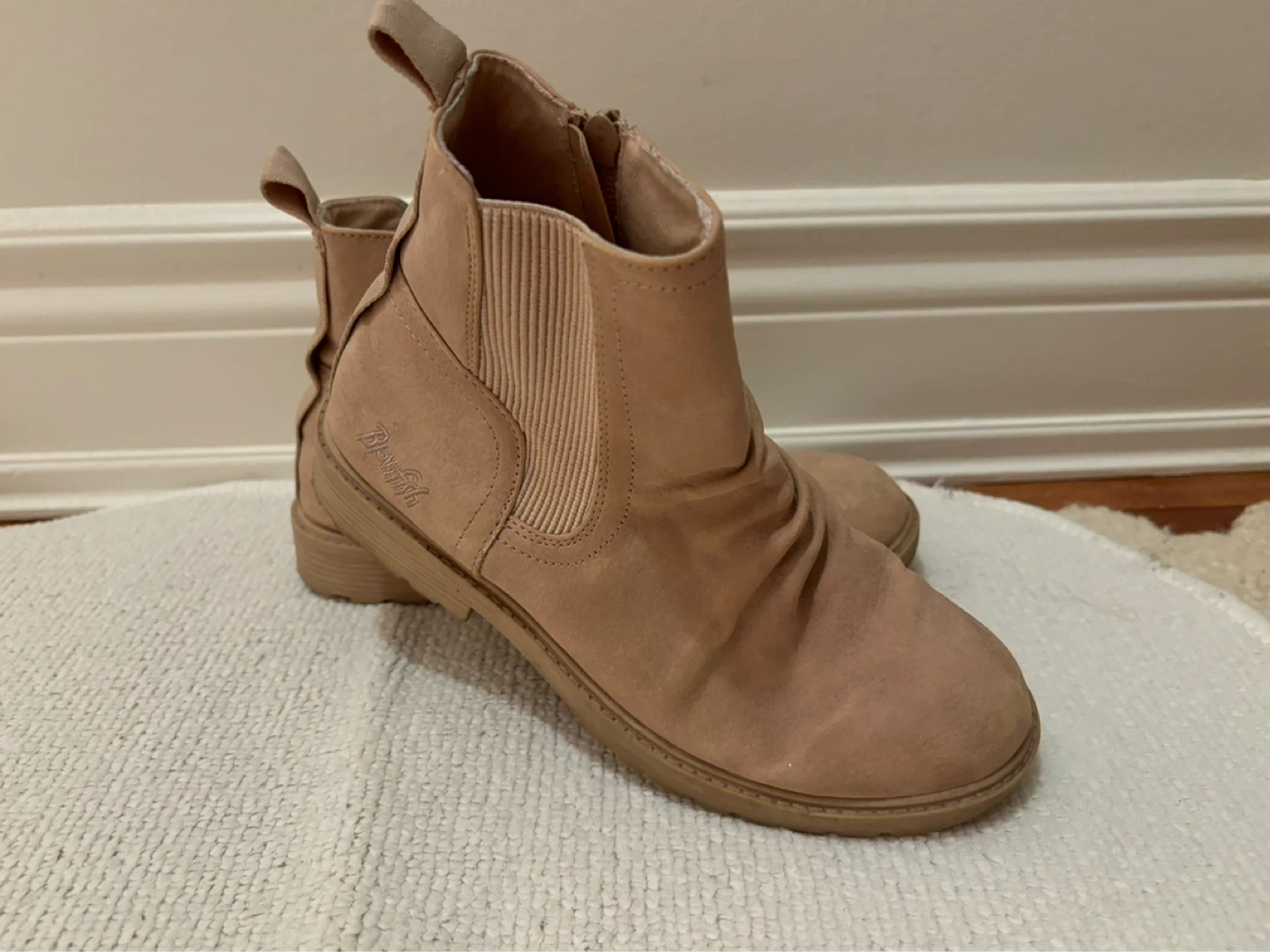 Suede Pink boots