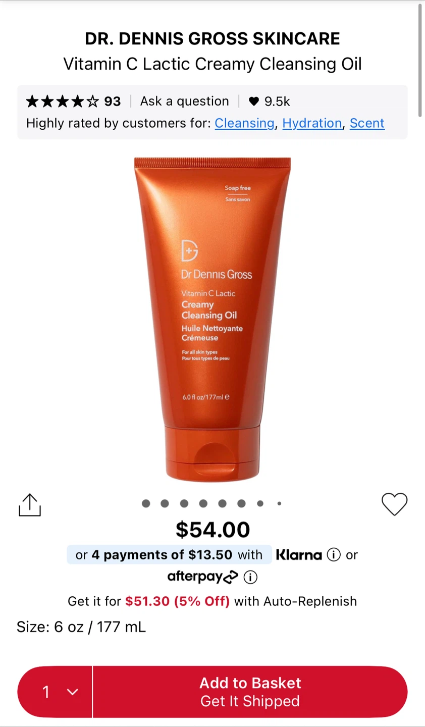 Dr. Dennis Gross Vitamin C Lactic Creamy Cleansing Oil - photo 2