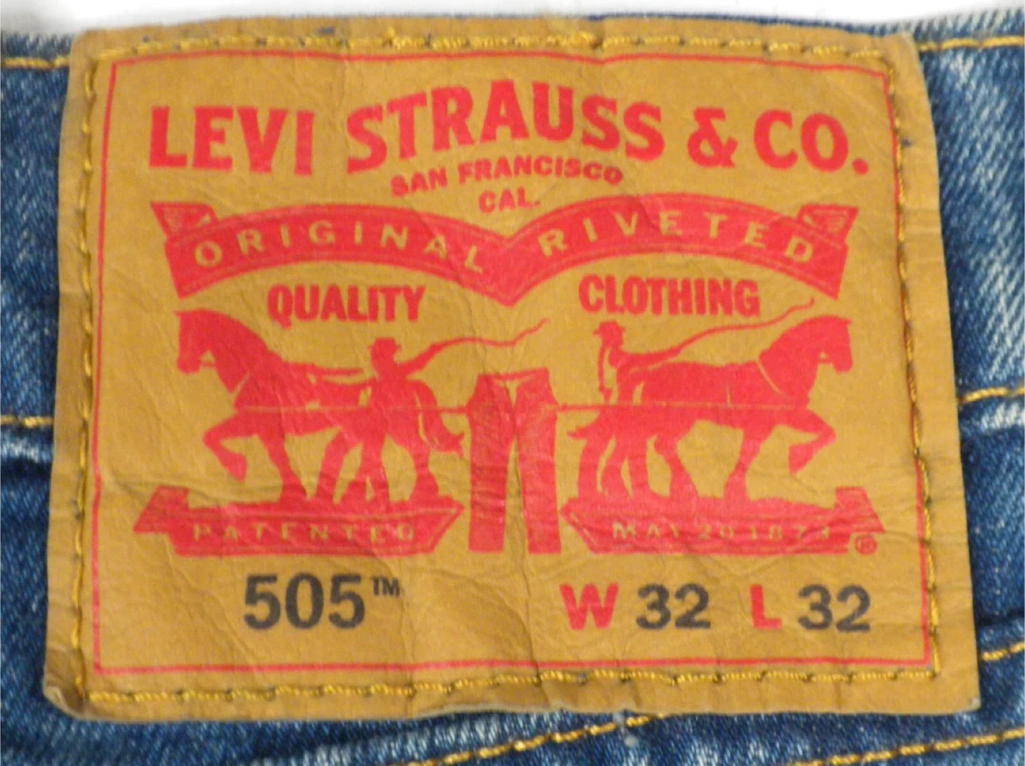 Levi's 505 Regular Stretch Jeans - W32 L32 by - photo 2