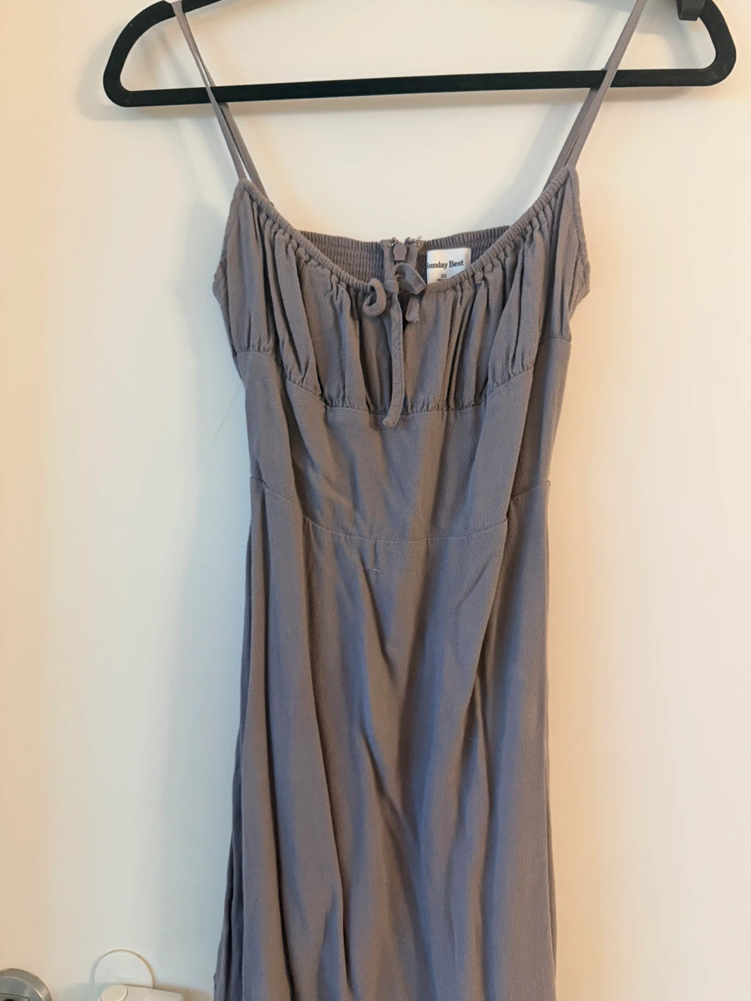 Sunday Best Grey Ruched Mini Dress - photo 3