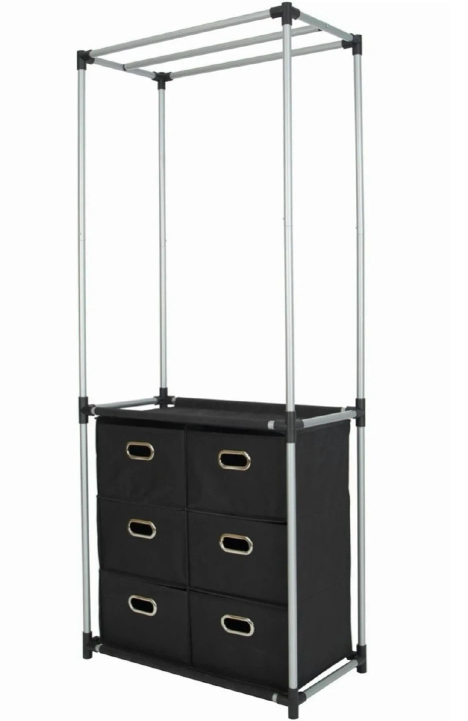 Portable Clothes Rack with 6 Drawers - photo 3