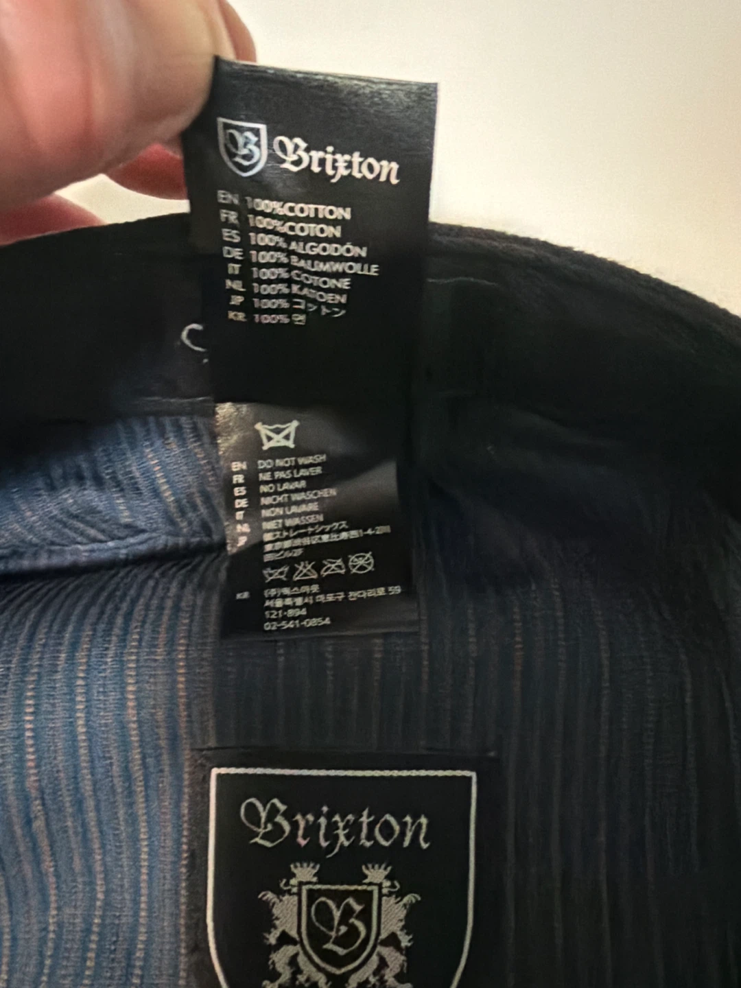 Brixton Black Cotton Fiddler Cap - Size XS - photo 5