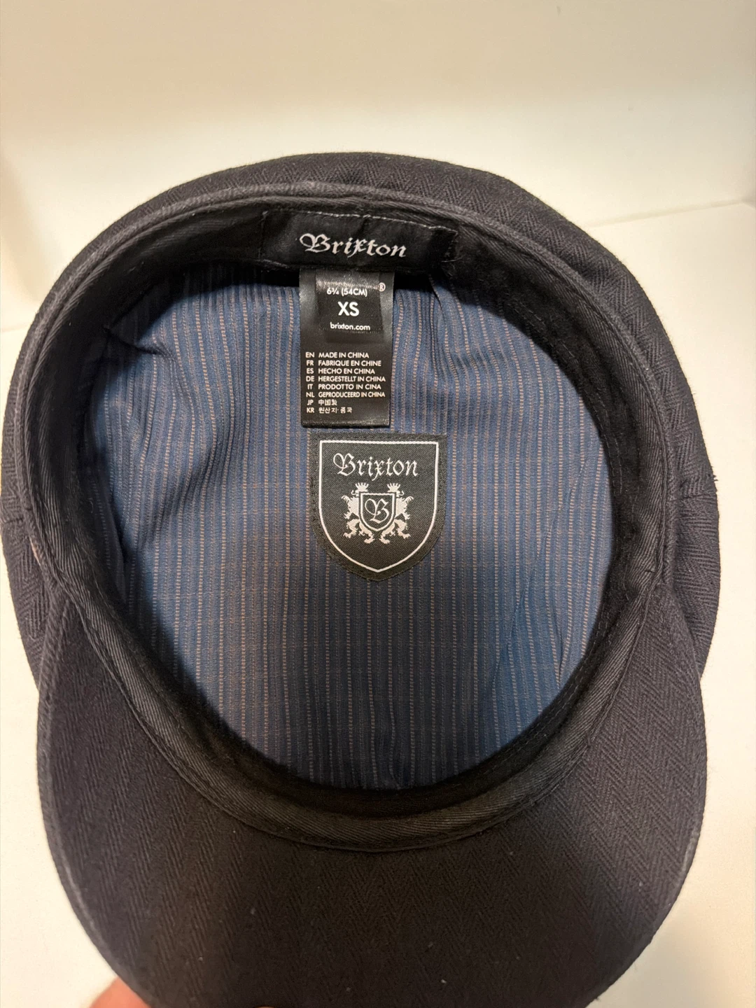 Brixton Black Cotton Fiddler Cap - Size XS - photo 4