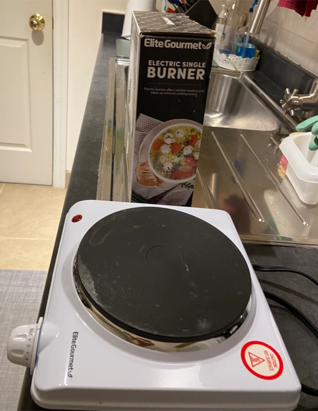 Electric Hot Plate —Elite Gourmet Burner - photo 4
