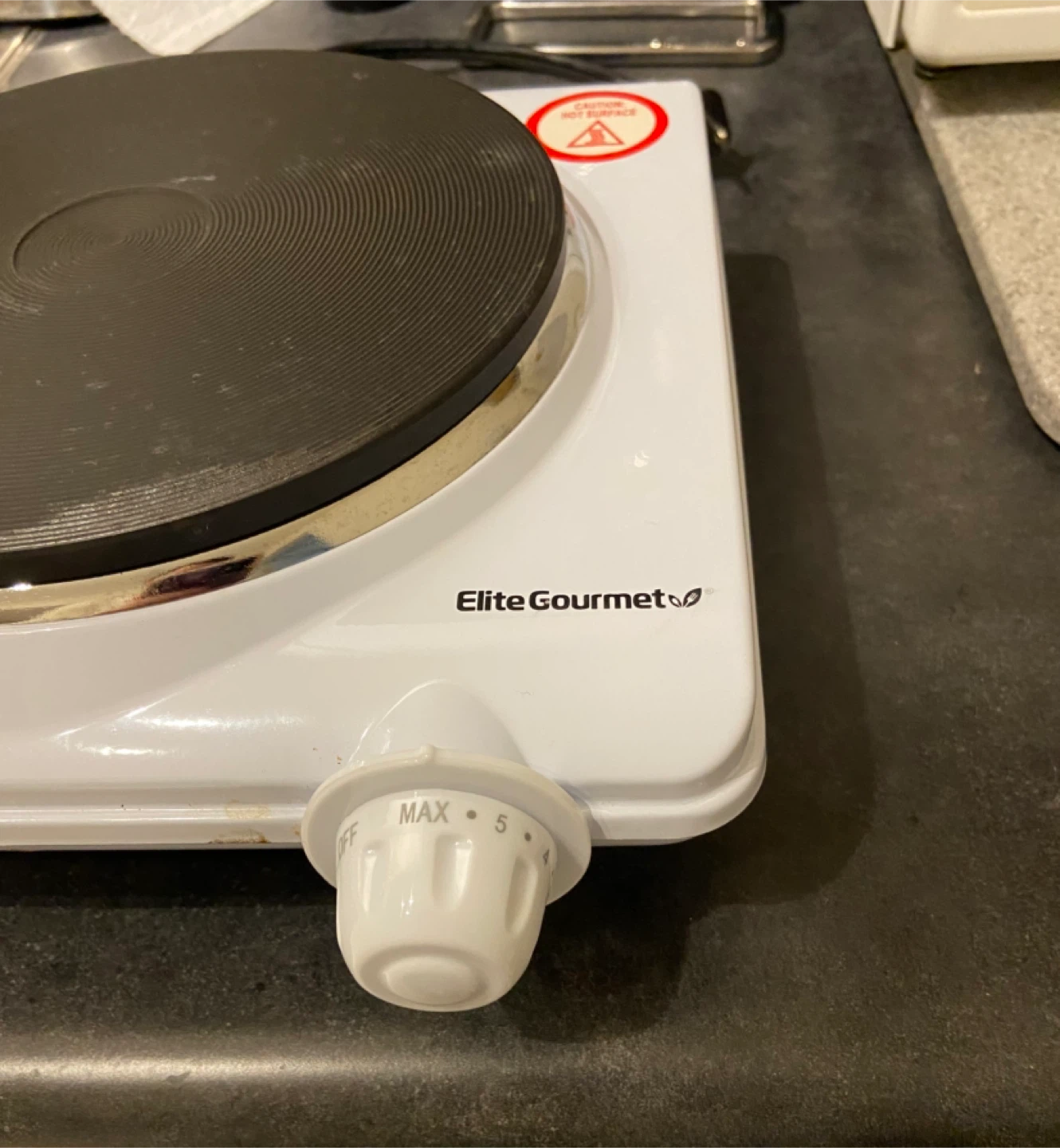 Electric Hot Plate —Elite Gourmet Burner - photo 3