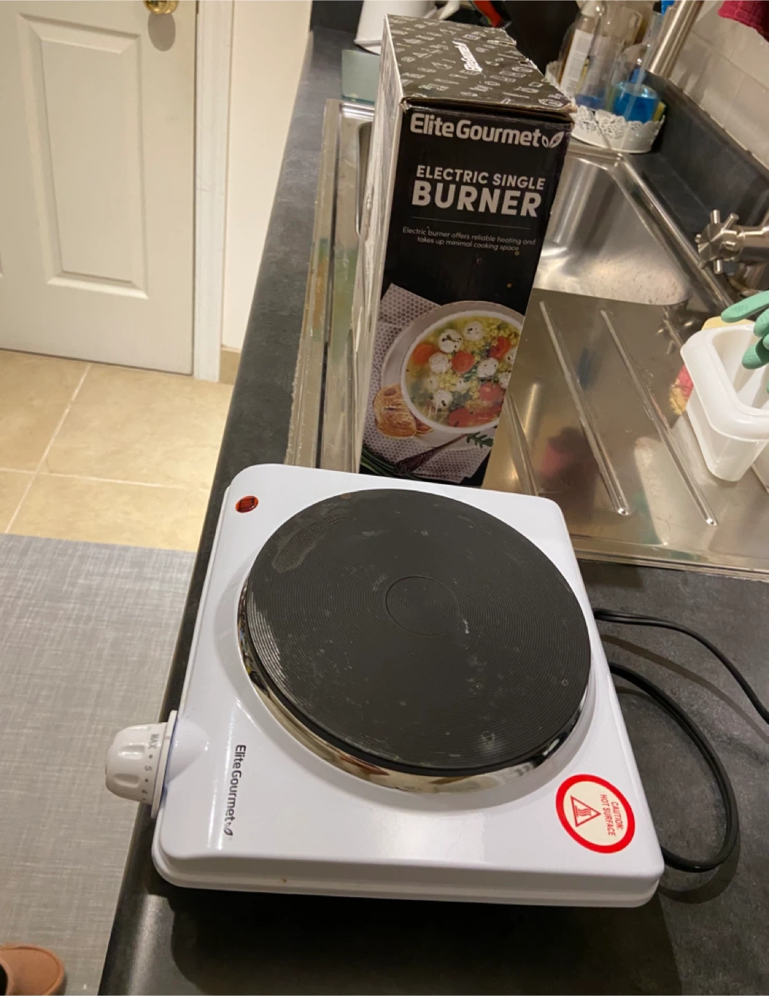 Electric Hot Plate —Elite Gourmet Burner - photo 5