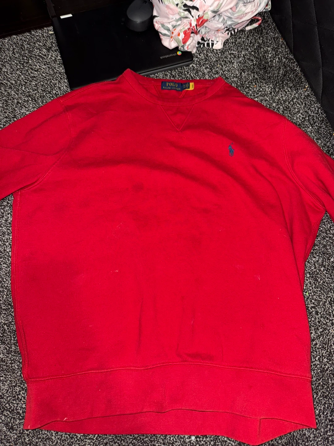 Polo Ralph Lauren Red Crewneck Sweatshirt XL - photo 2