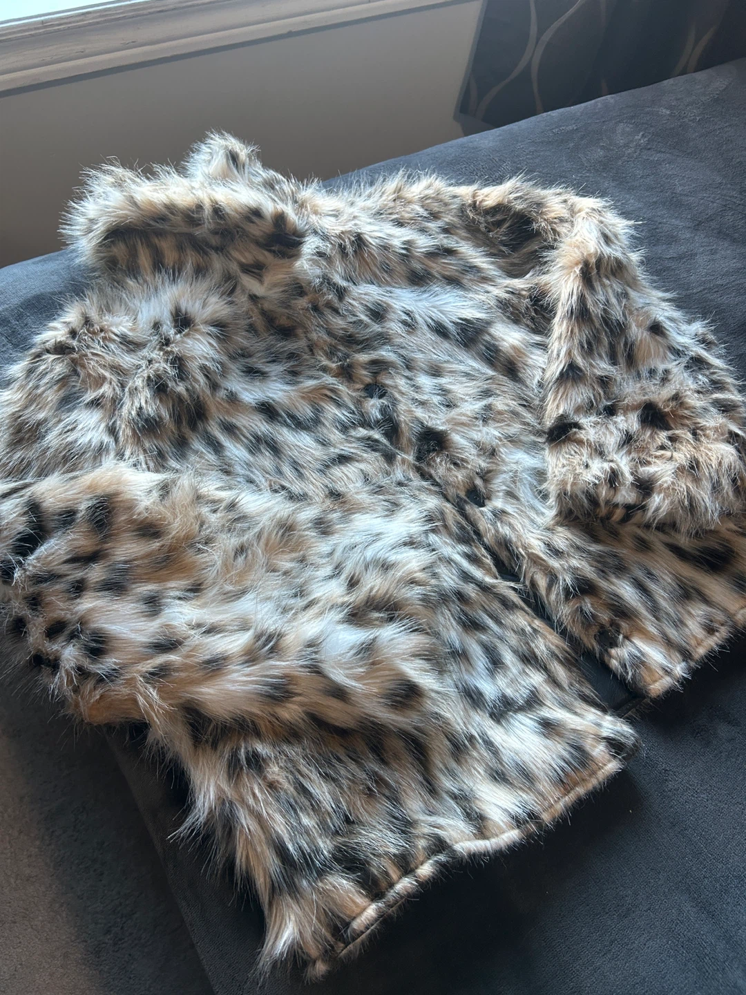 Faux Fur leopard print jacket - photo 2