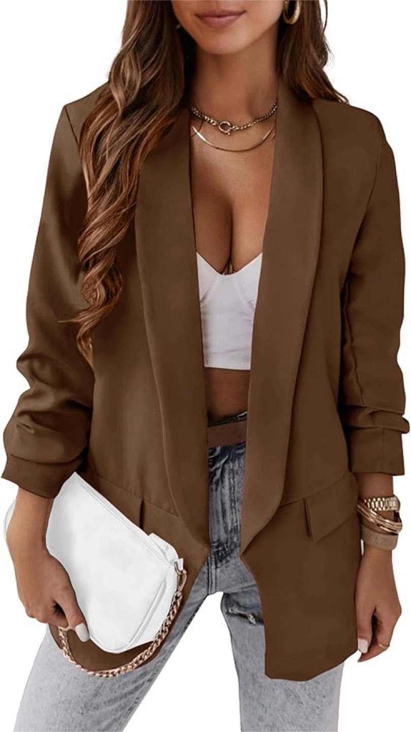 Slim-fit cream turtleneck Long Simple, for layering