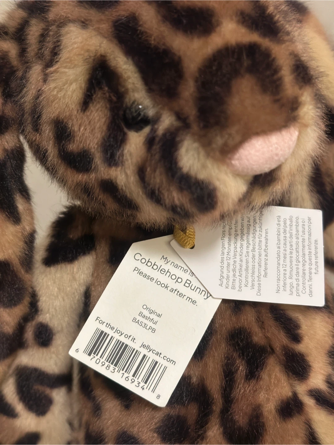 Exclusive!! Jellycat Cobblehop Bunny 🐆 - photo 3