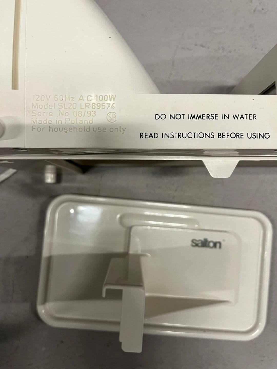 Salton Electric Food Slicer SL20 - photo 5