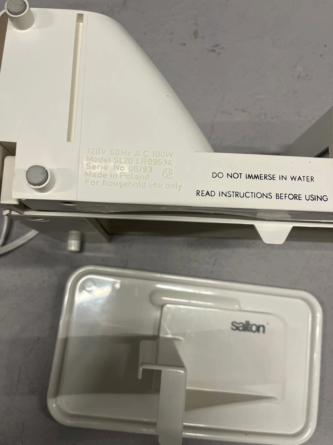 Salton Electric Food Slicer SL20 - photo 2