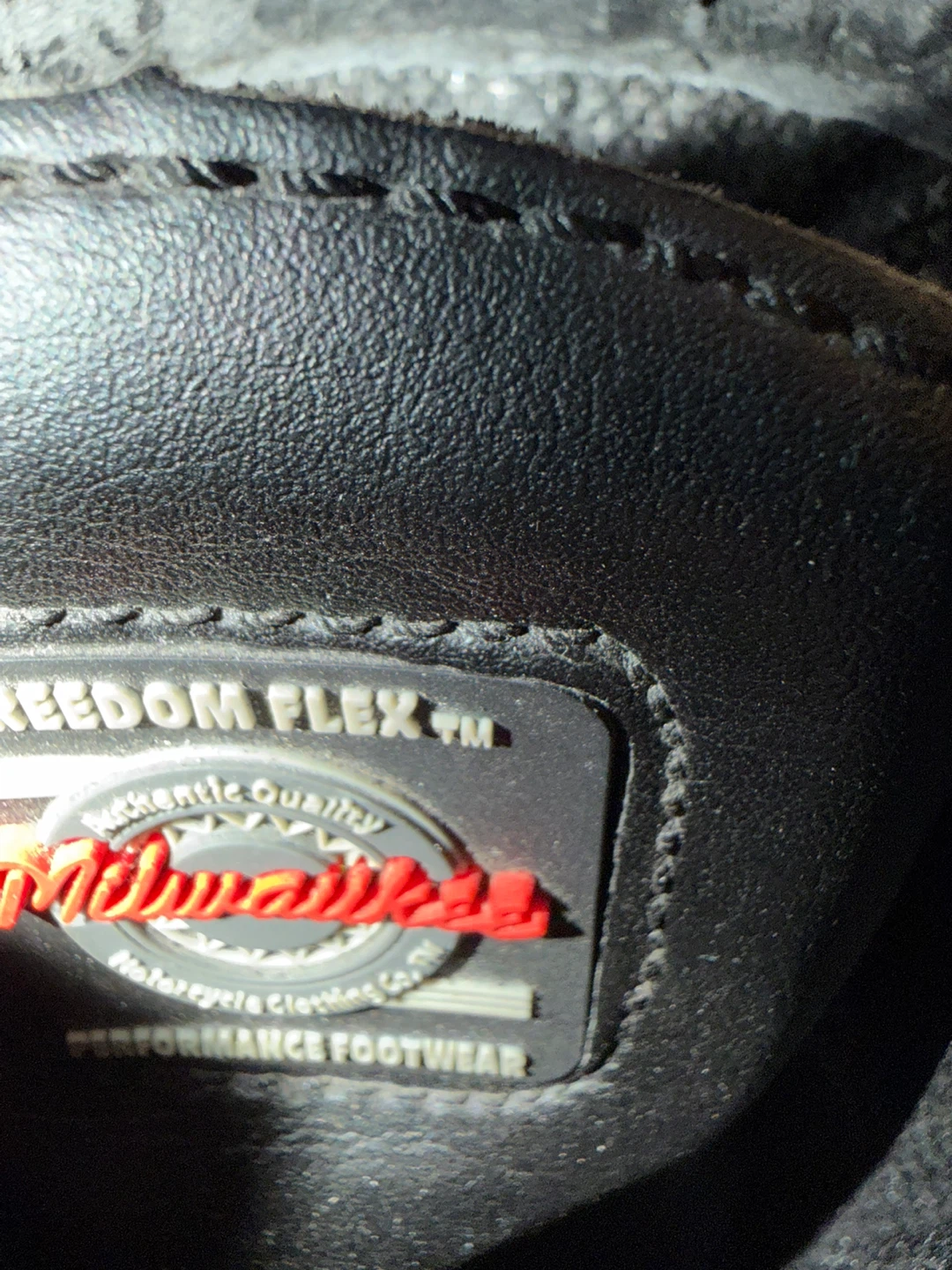 Milwaukee Performance Footwear Black Leather Motorcycle Boots - photo 2