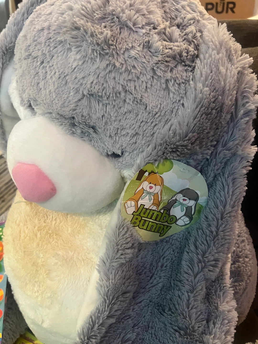 Jumbo Bunny Plush with Easter Accessories - photo 2