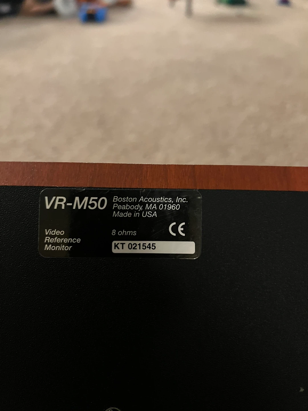 Boston Acoustics VR-M50 Video Reference Monitor Speakers