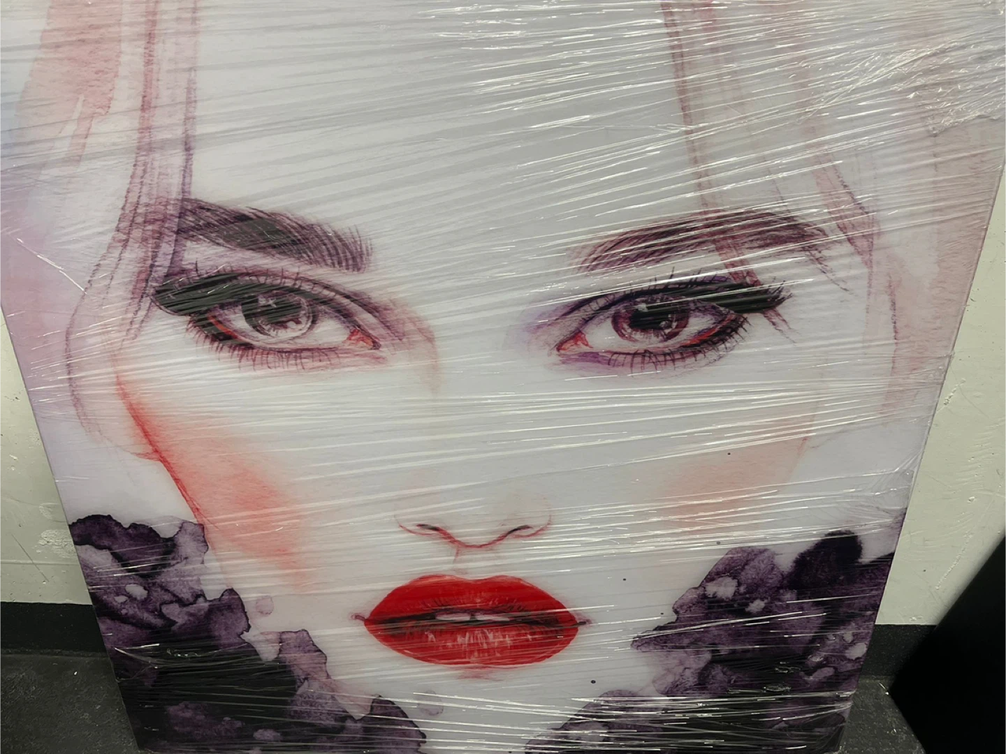 Framed Wall Art - Woman's Face