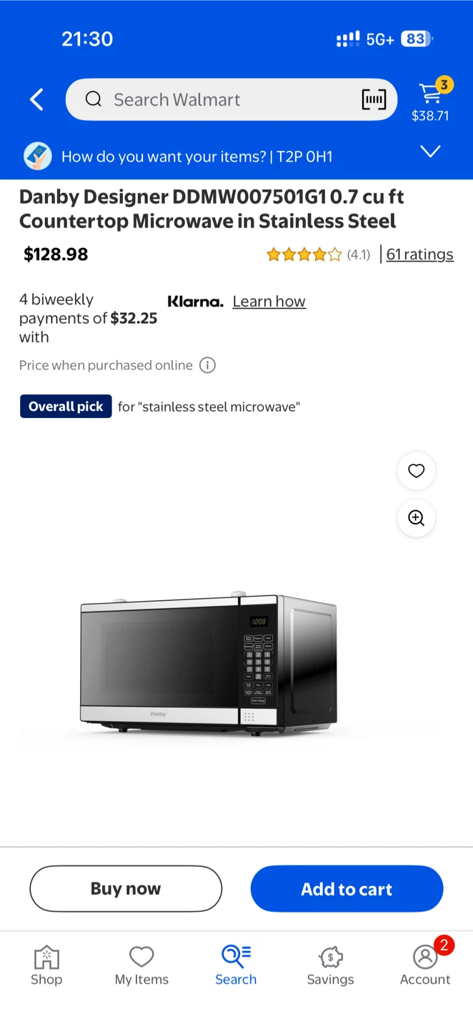 Move out sell - Danby Microwave