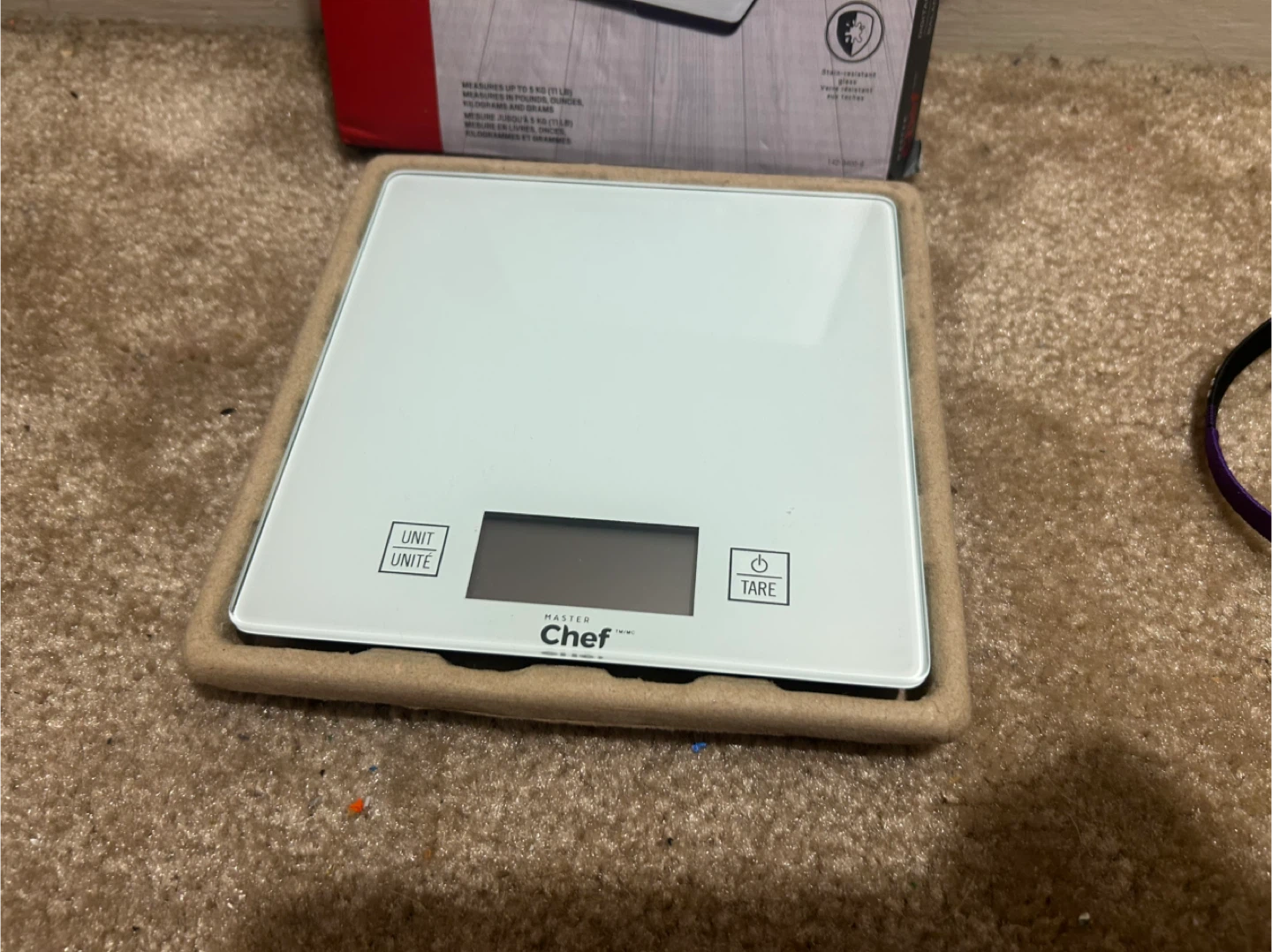 Master Chef Digital Glass Kitchen Scale - photo 2