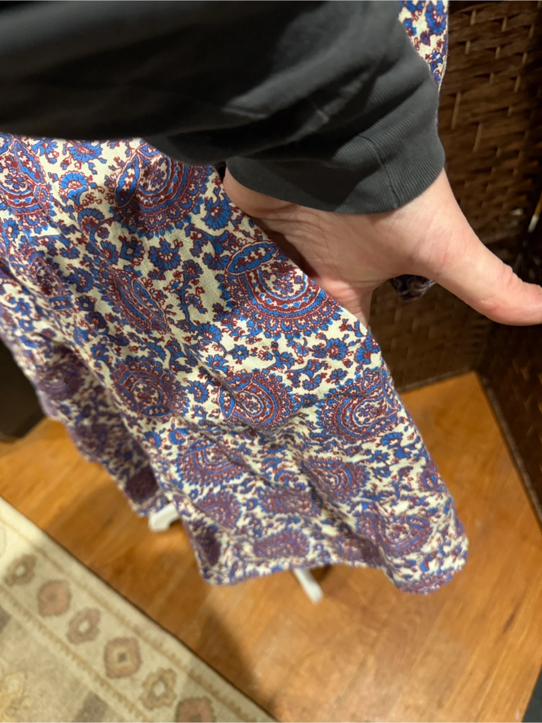 J CREW XS Purple Floral Print Dress - photo 4