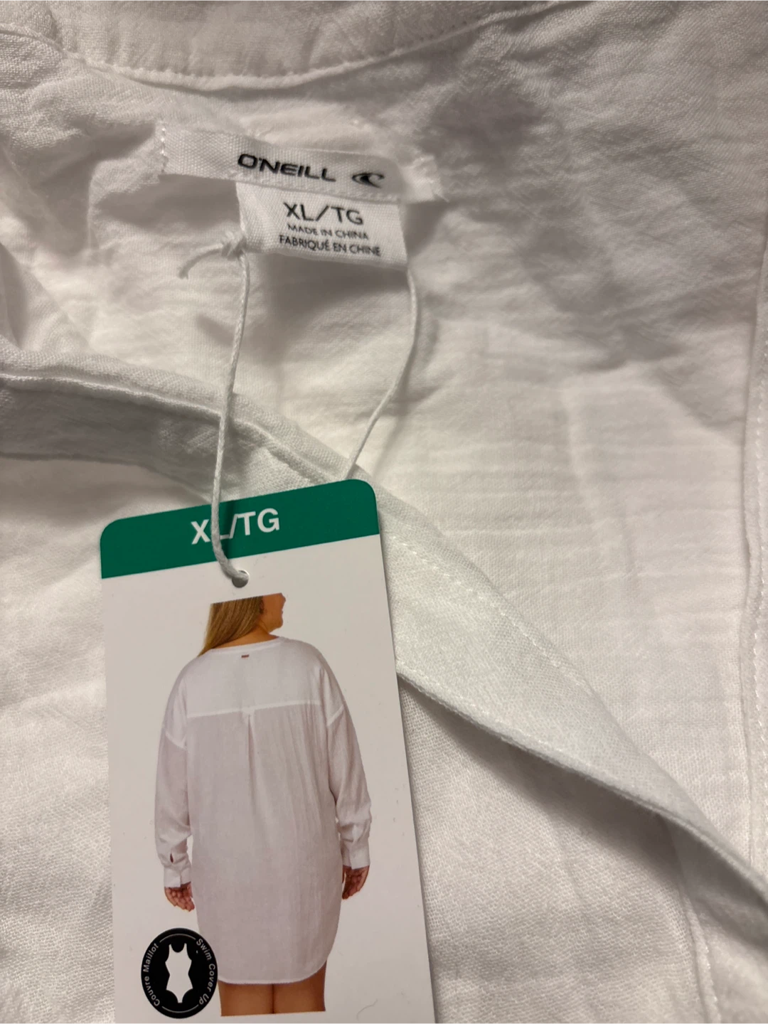 O'Neill White Cover-Up Tunic - XL/TG - photo 3