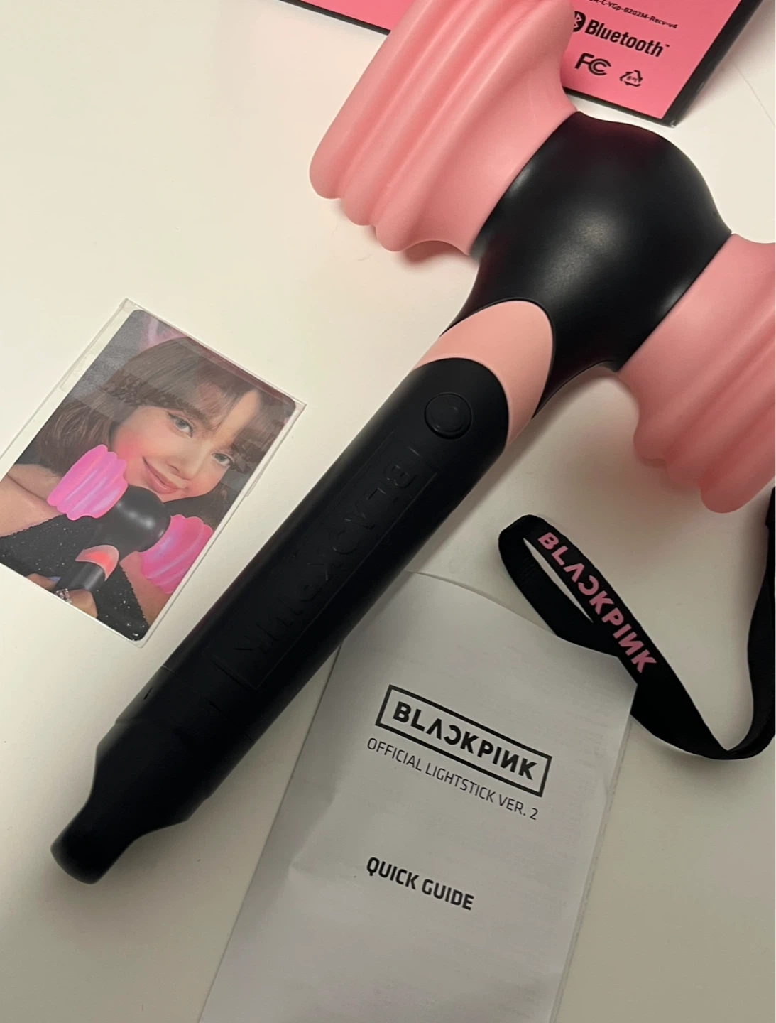 [OFFICIAL] BLACKPINK Light Stick Ver.2+SEALED Weverse Photocards