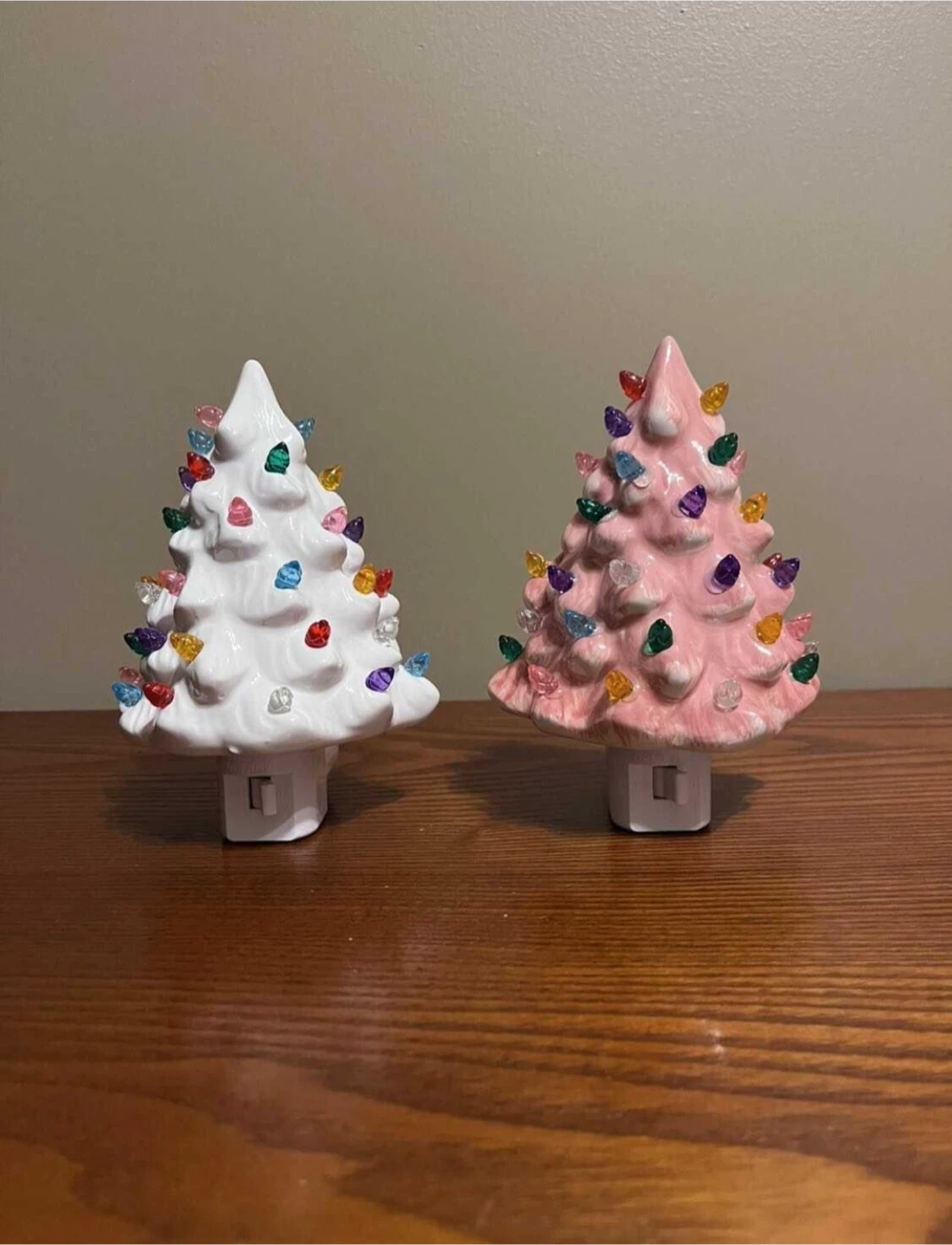CHRISTMAS TREE NIGHT LIGHTS (Set of 2)