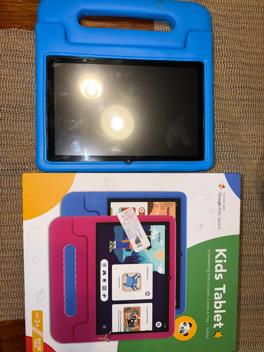 Kids Tablet with Blue Bumper Case - photo 2