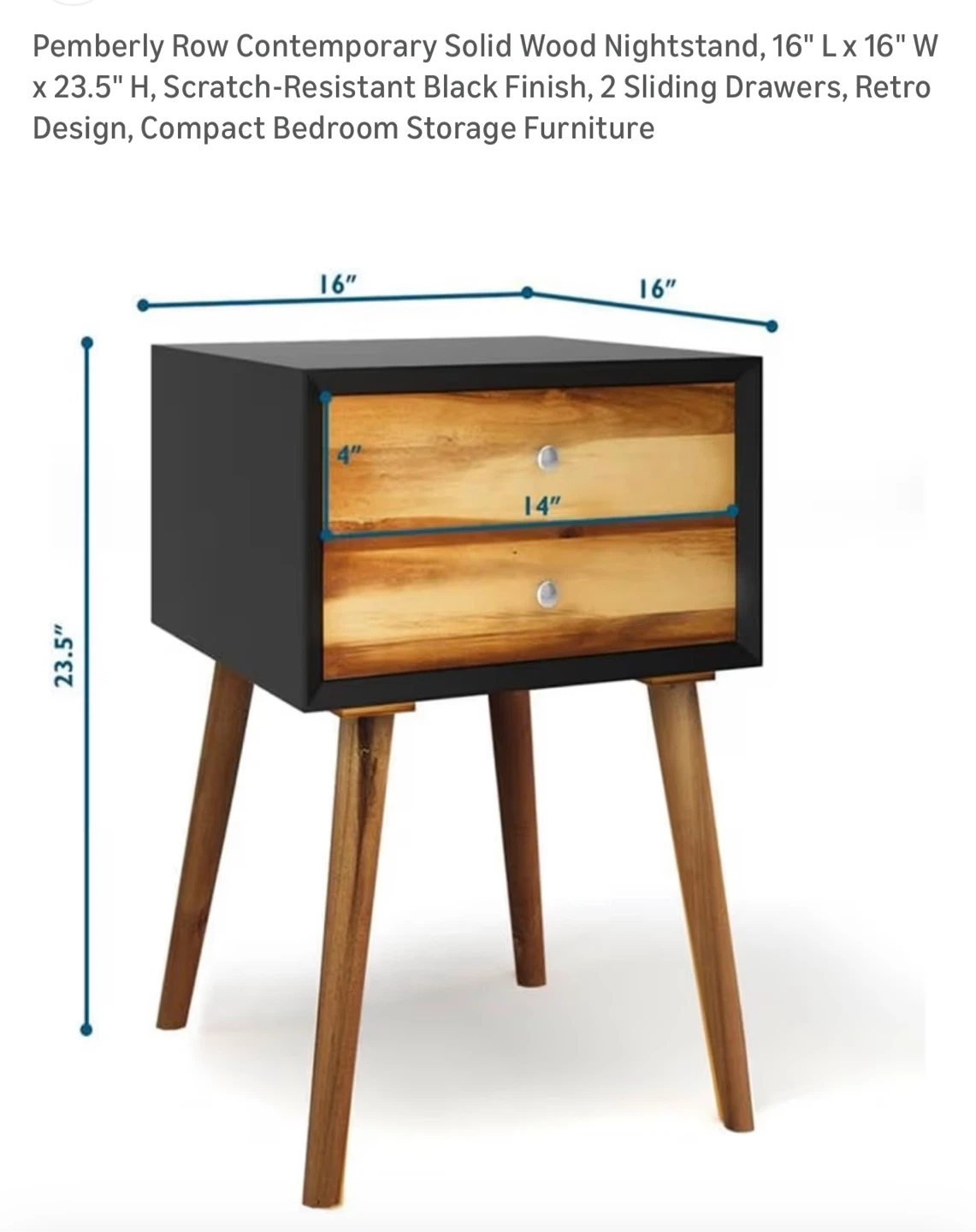 Pemberly Row Nightstand - photo 3
