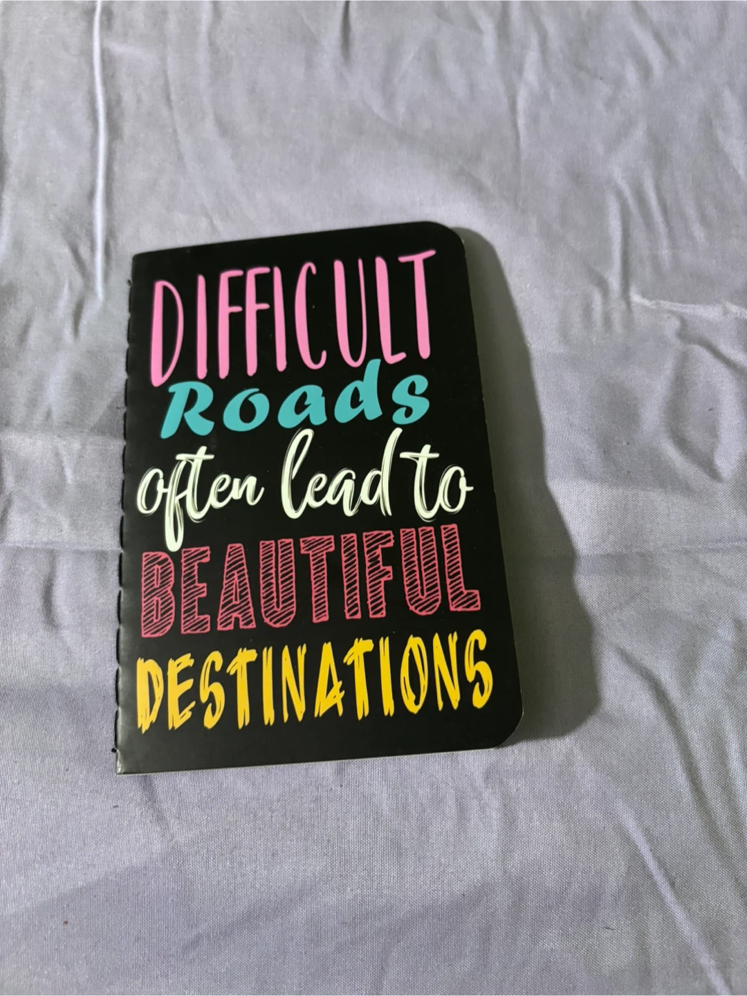 Mini Notebook with Inspirational Quote