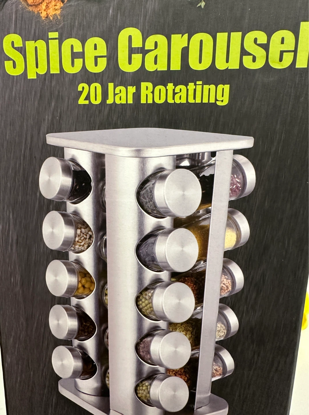 Spice Carousel with 20 Jars