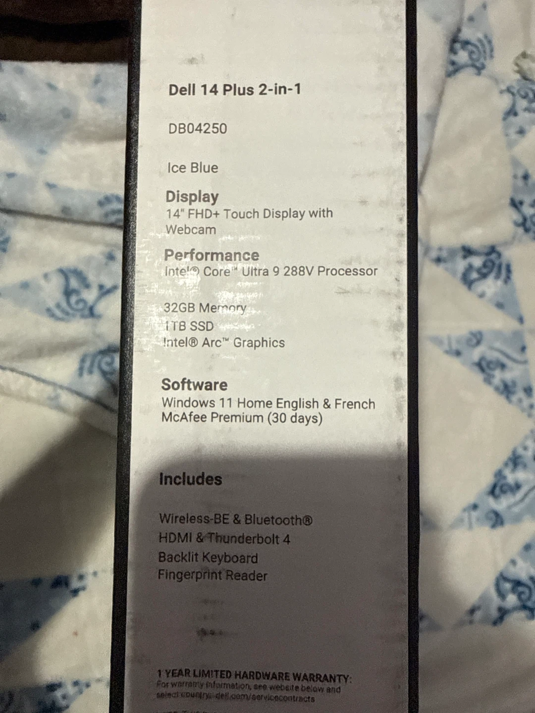 Dell 14 Plus 2-in-1 Laptop - Ice Blue - photo 4