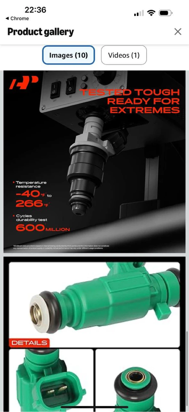 A-Premium Fuel Injectors Set of 4 – Hyundai / Kia (445)🔥 - photo 4