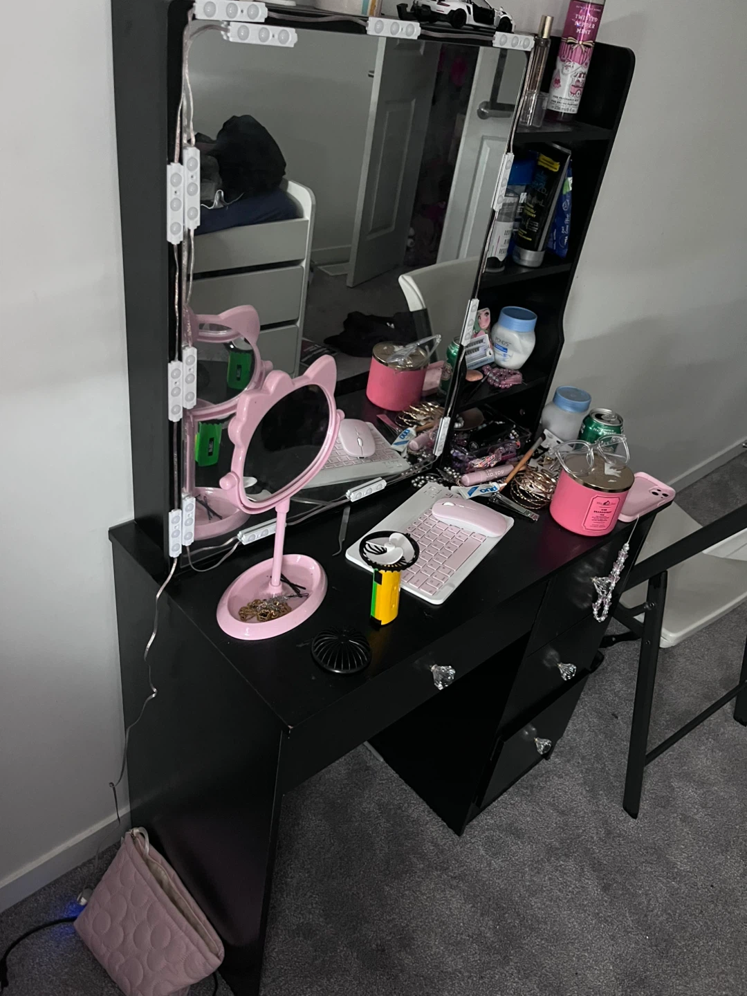 Vanity Desk with Mirror
