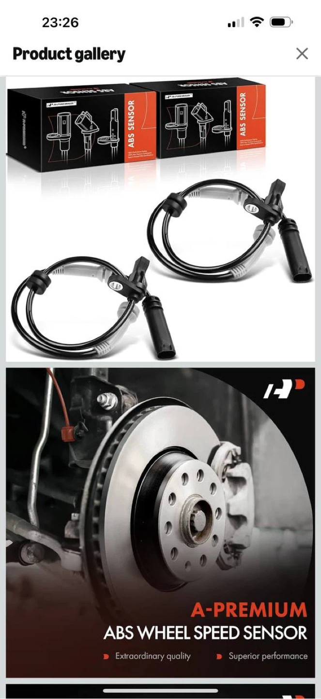BMW ABS Wheel Speed Sensor Front (A-Premium) – SET OF 2
