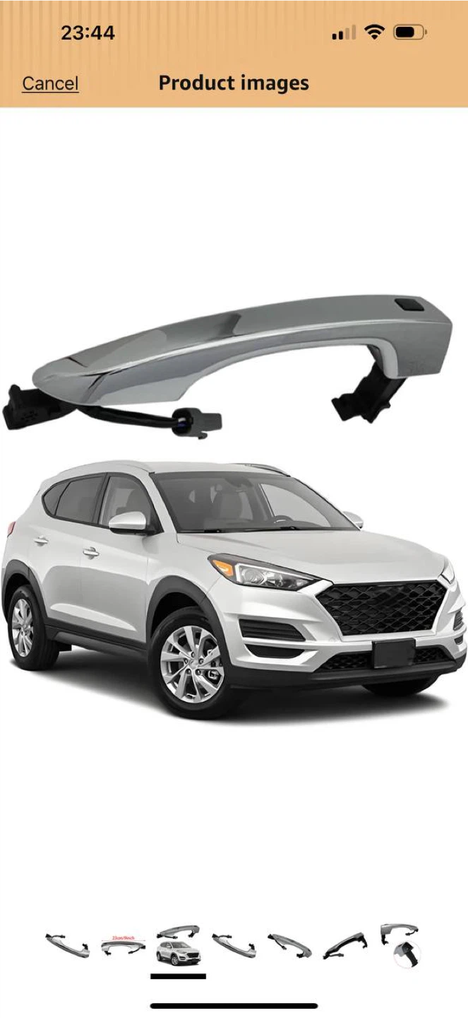 Hyundai Tucson 2016–2020 Front Left Door Handle (Smart Key) - photo 3