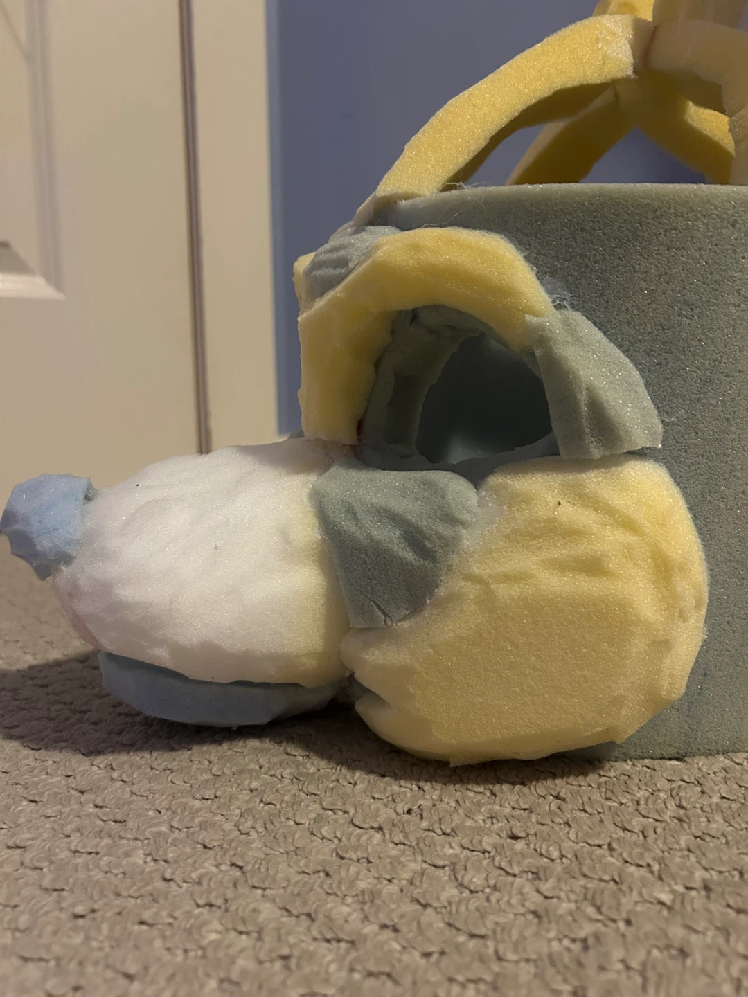Foam fursuit head base. - photo 5