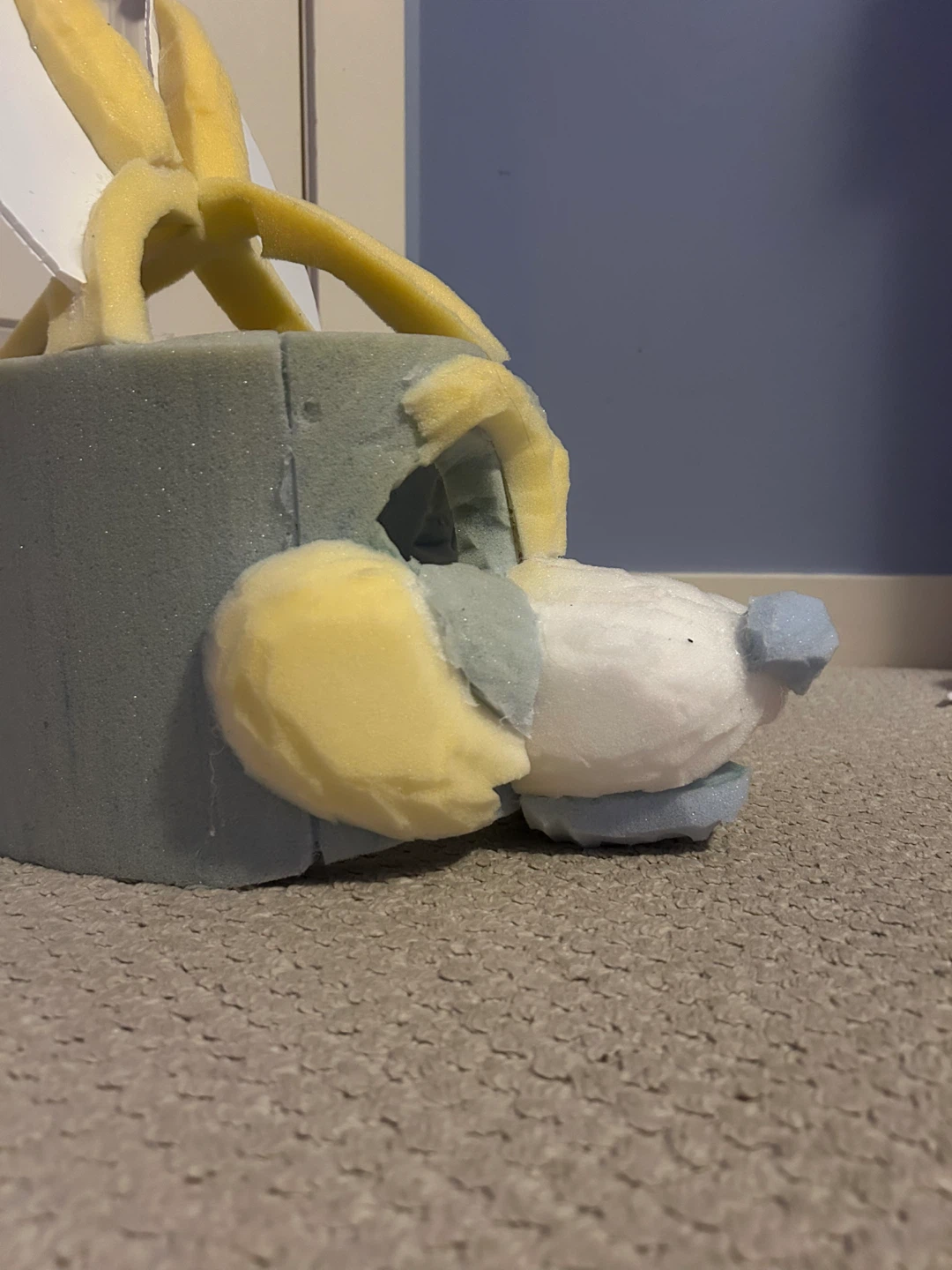 Foam fursuit head base. - photo 2