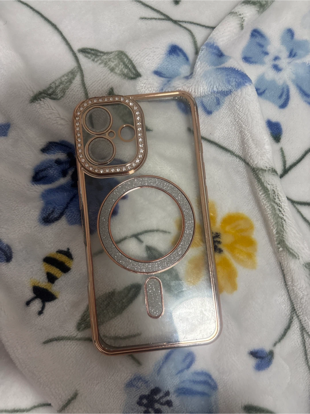 iPhone16 Case with Bling Accent