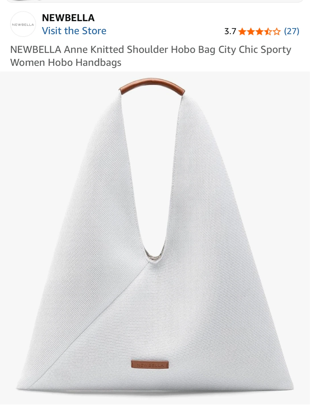 NEWBELLA Anne Knitted Shoulder Hobo Bag