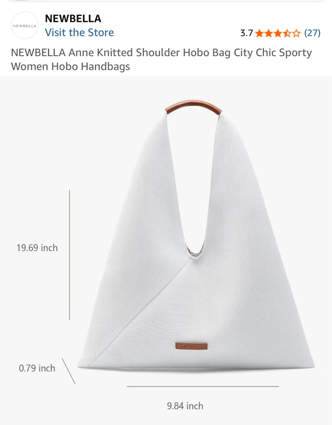 NEWBELLA Anne Knitted Shoulder Hobo Bag - photo 2