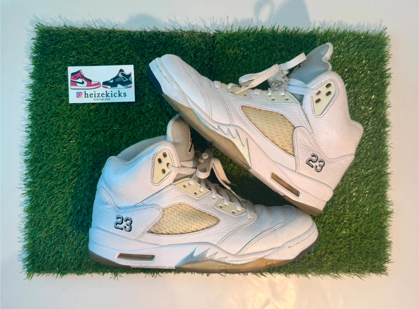 Jordan 5 Metallic Silver size 8.5